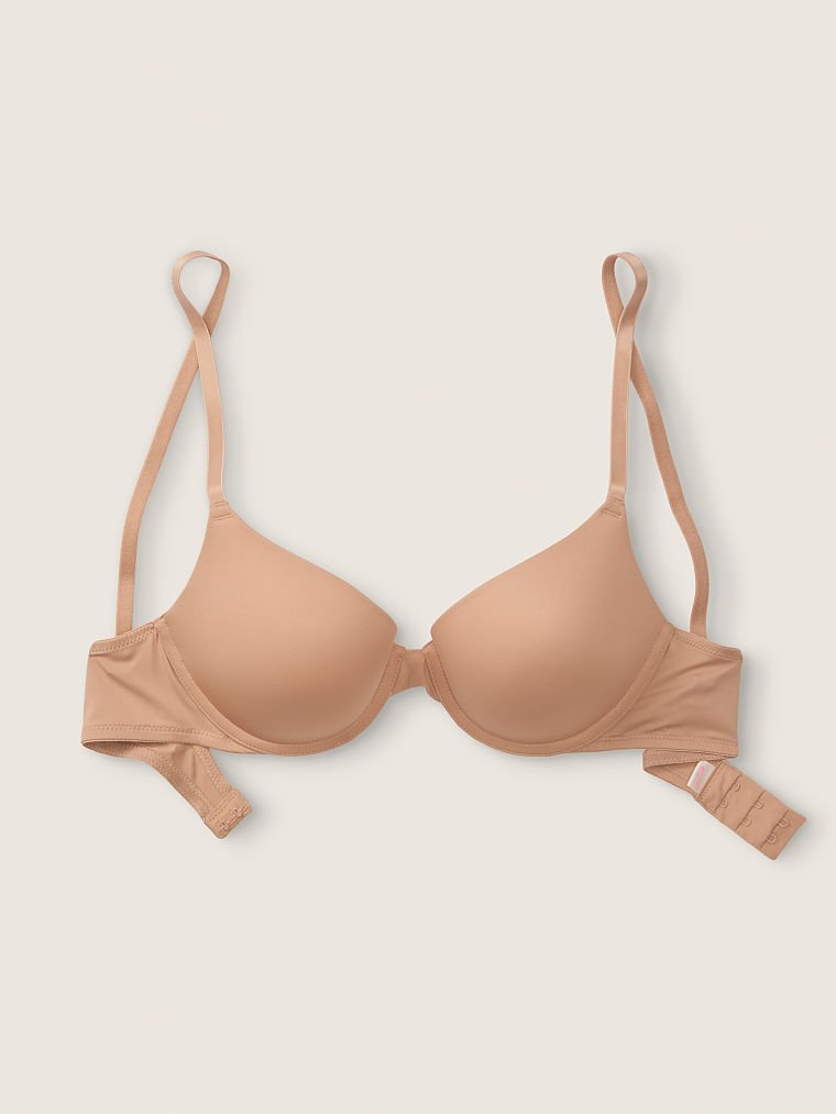 Бюстгальтер Wear Everywear Push-Up Bra Mocha Latte від Victoria's Secret  Pink УТП005527 купити ❤️VS Angel Beauty