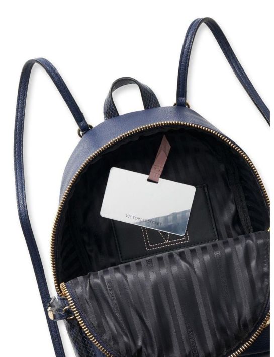 Small navy backpack on sale