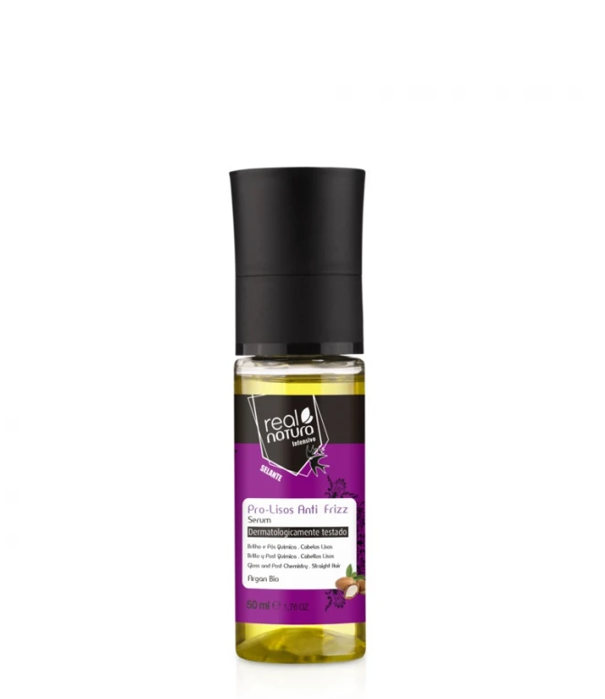 Сироватка для блиску і гладкості волосся Serum Pro-Lisos Anti Frizz Real Natura