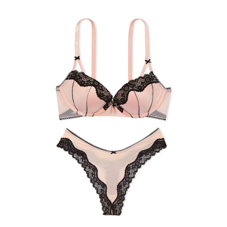 Комплект Tease Push-Up Bra Bikini Purest Pink Victoria's Secret