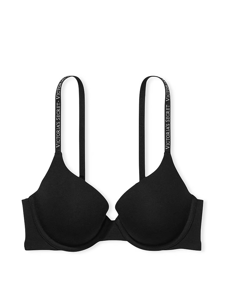 Бюстгальтер Cotton Push-Up Perfect Shape Bra Victoria's Secret Black