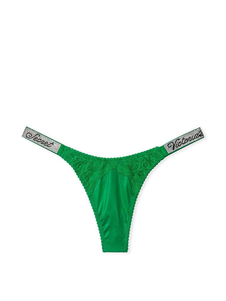 Трусики Very Sexy Shine Strap Thong Panty Green