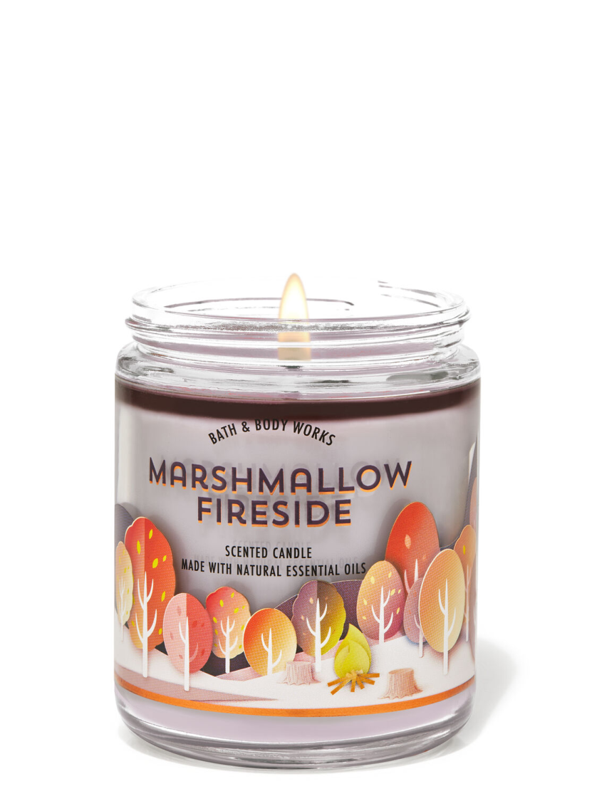 Ароматизированная свеча Marshmallow Fireside Bath & Body Works