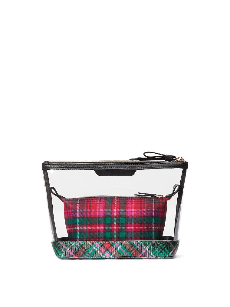 Косметичка Beauty Bag Duo Bright Tartan від Victoria's Secret