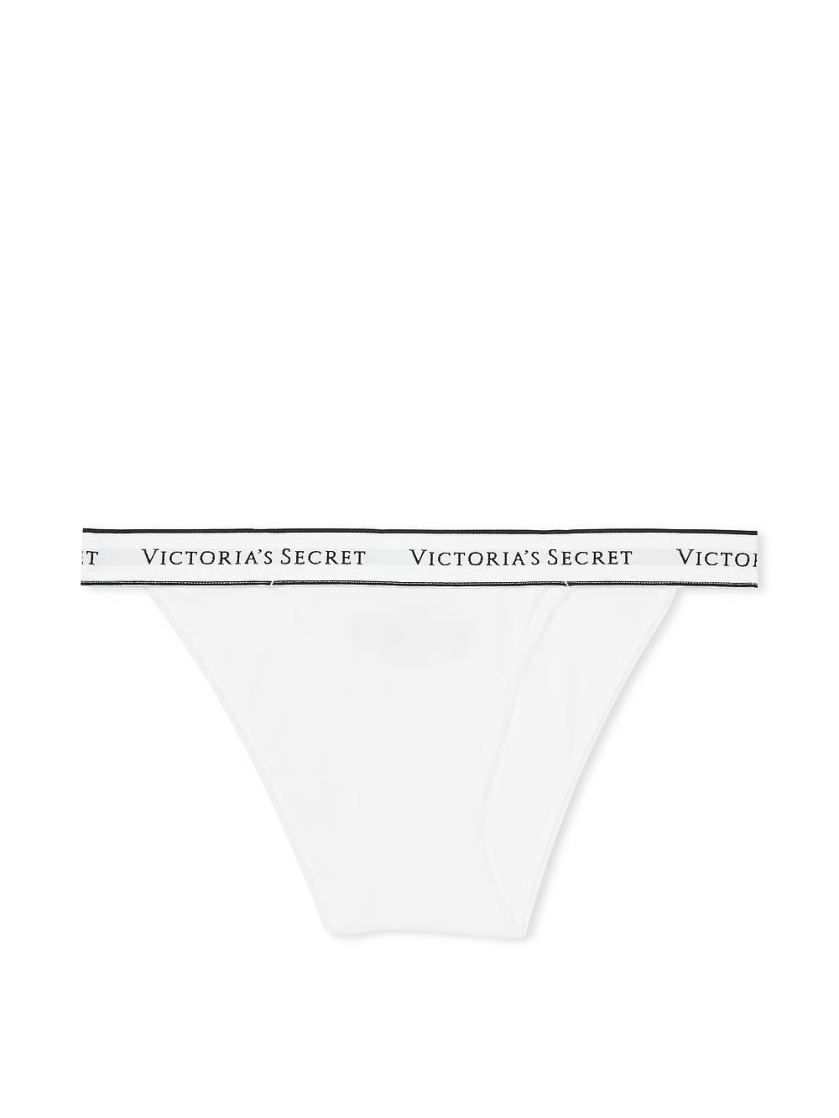 Трусики Logo Cotton Tanga Panty White