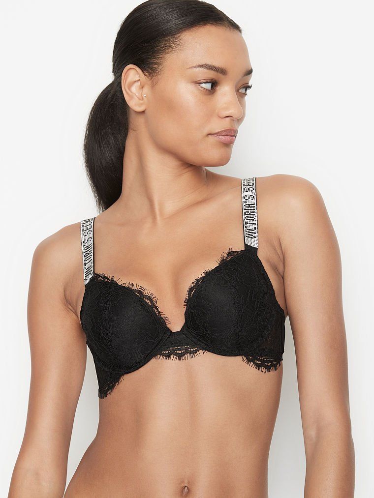 Комплект Lace Shine Strap Push-Up Bra від Victoria's Secret