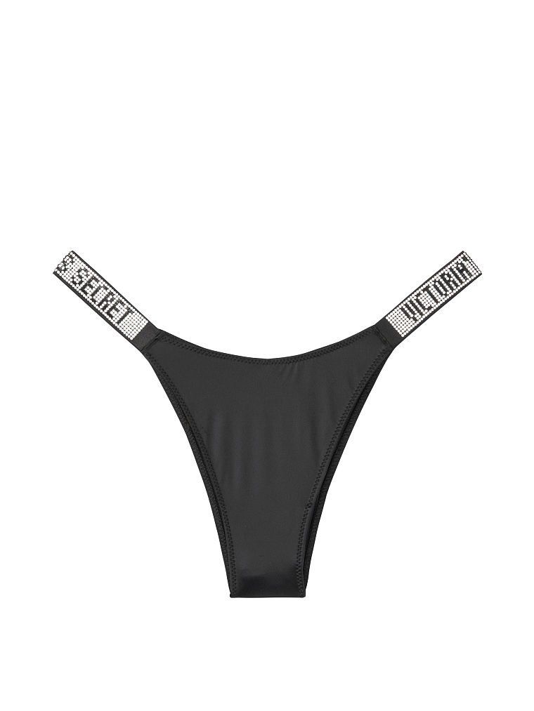 Трусики Very Sexy Shine Strap Brazilian Panty Black