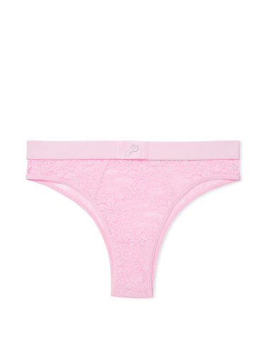 Трусики Wink Logo High-Cut Brazilian Panty Pink Bubble Diamante від Victoria's Secret