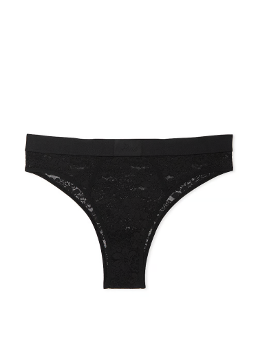 Трусики Wink Logo High-Cut Brazilian Panty Black від Victoria's Secret