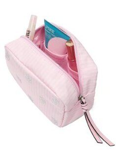 Косметичка Shine Logo Travel Makeup Bag Heritage Stripe Diamante