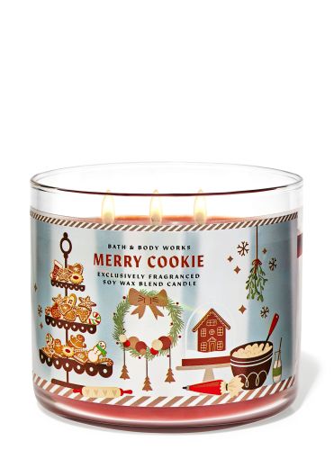 Ароматизована свічка Merry Cookie 3-Wick Candle