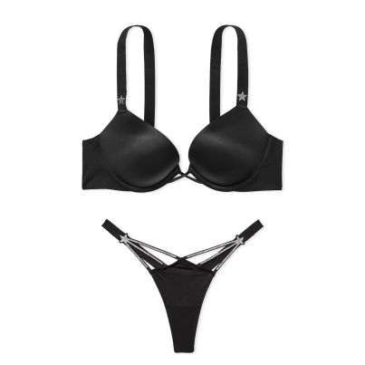 Комплект Very Sexy Bombshell Add-2-cups Starstruck Shine Strap Bra Black