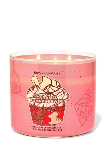 Ароматизована свічка Caramel Pumpkin Swirl 3-Wick Candle