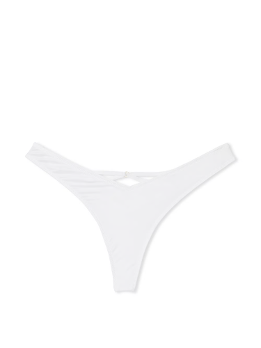 Трусики Strappy Back High-Leg Thong Panty White