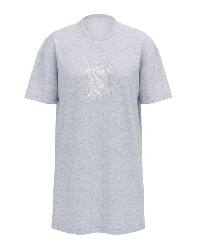 Нічна сорочка Oversize Cotton Sleep Tee Grey