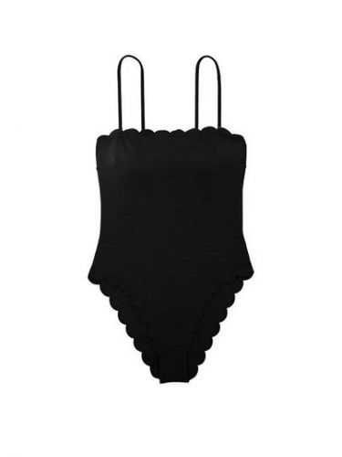 Суцільний купальник Victoria's Secret Scallop One-Piece Swimsuit Black
