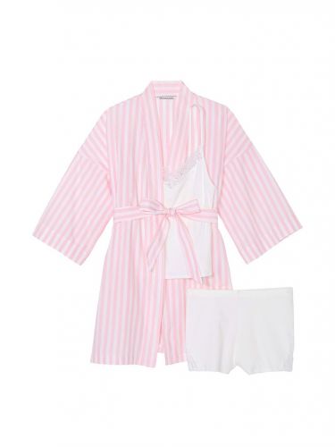 Комплект для сну 3-Piece Cotton Pajama Set Victoria's Secret