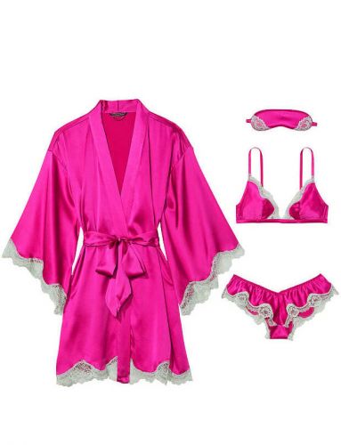 Комплект для сну 4-Piece Silk Gift Set Victoria's Secret