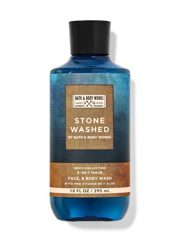 Парфумований гель для душу Stone Washed 3 in 1 Hair, Face & Body