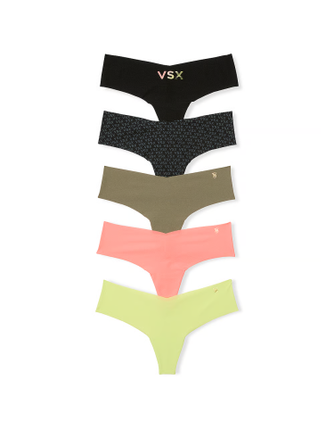 Набір трусиків 5-Pack No-Show Thong Panty VSX