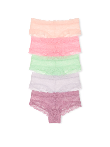 Набір трусиків 5-Pack Lace Cheeky Panties Mixy