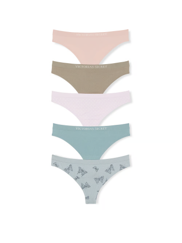 Набір трусиків 5-Pack Seamless Thong Panties Mix