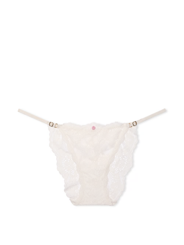 Трусики Dream Angels Lace String Bikini Panty White
