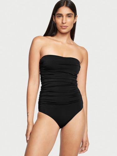 Суцільний купальник Victoria's Secret Ruched One-Piece Swimsuit Black