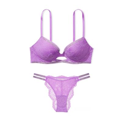 Комплект Shine Cradle Push-Up Bra & Brazilian Panty Purple