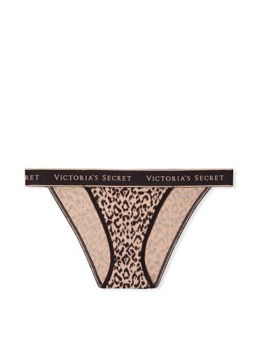 Трусики Victoria's Secret Logo Cotton Tanga Panty Leo