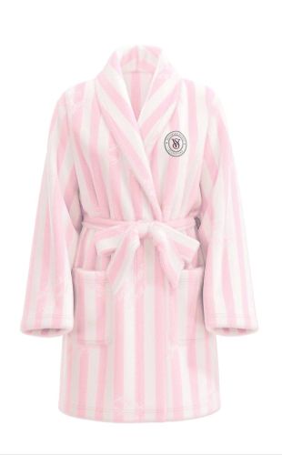 Плюшевий халат Short Cozy Robe Heritage Stripe