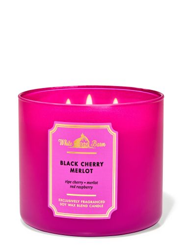 Ароматизована свічка Black Cherry Merlot 3-Wick Candle