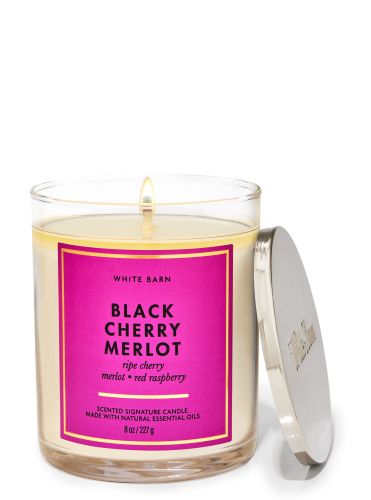 Ароматизована свічка Black Cherry Merlot 1-Wick Candle