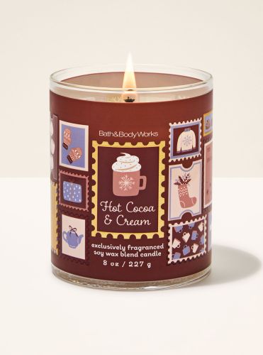 Ароматизована свічка Hot Cocoa & Cream 1-Wick Candle