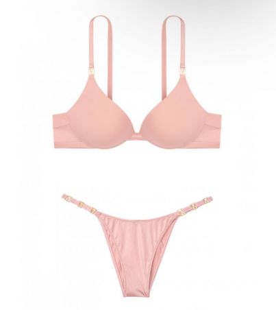 Комплект Victoria's Secret Very Sexy Demure Pink 38B+L