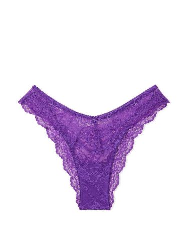 Трусики Victoria's Secret Lace Brazilian Panty Violet