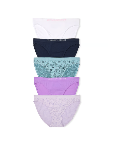 Набір трусиків Victoria's Secret 5-Pack Seamless Bikini Panties Mix