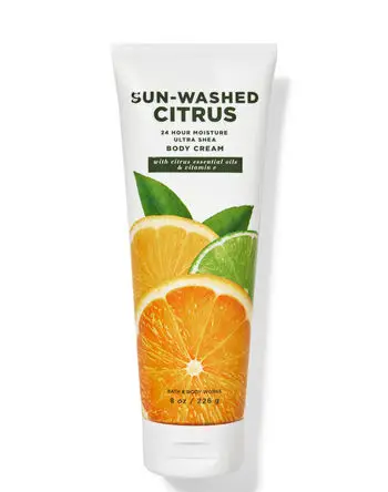 Парфумований крем Sun Washed Citrus від Bath & Body Works