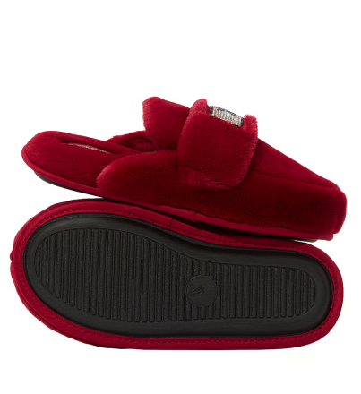 Домашні тапочки Closed Toe Faux Fur Slipper Red Laquer