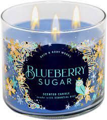 Ароматизированная свеча Blueberry Sugar Bath & Body Works