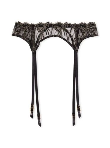 Пояс Very Sexy Lace Embroidery Garter Belt Black Gold