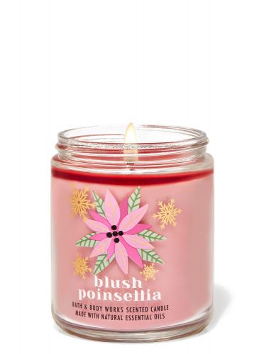 Ароматизированная свеча Blush Poinsettia Bath & Body Works