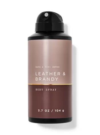 Мужской дезодорант-спрей для тела Leather & Brandy от Bath & Body Works