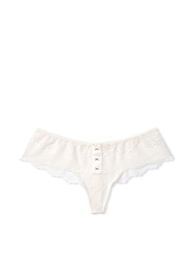 Трусики Dream Angels Floral Lace Thong Hipster White Victoria's Secret