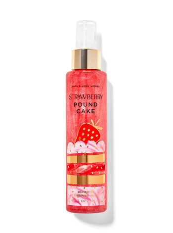 Парфумований шиммер-спрей Strawberry Pound Cake Bath & Body Works