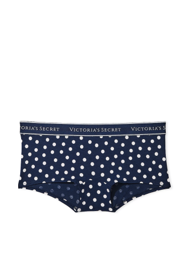 Трусики Logo Cotton Boyshort Panty Noir Navy Dots