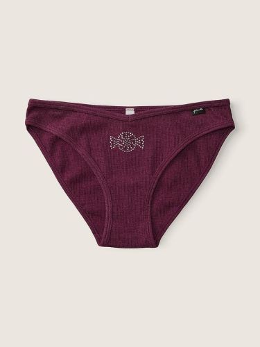 Трусики Cotton Cheekster Panty Rich Maroon with Diamante