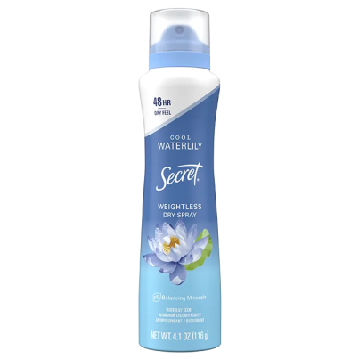 Дезодорант Weightless Dry Spray Cool Waterlily Secret