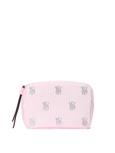 Косметичка Shine Logo Travel Makeup Bag Heritage Stripe Diamante
