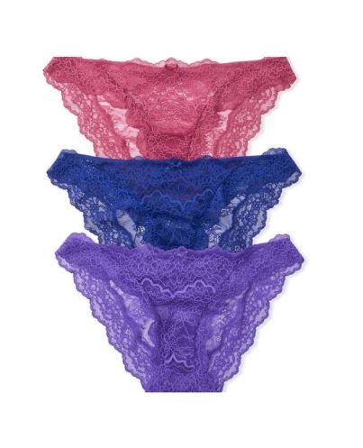 Трусики Victoria's Secret Dream Angel 3-Pack Lace Cheekini Panties